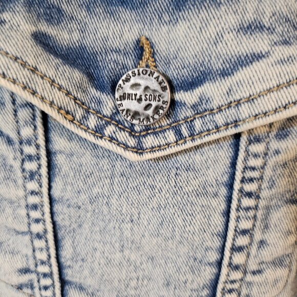 Only & Sons Onscome Trucker Jean Jacket - Size M - Picture 2 of 10